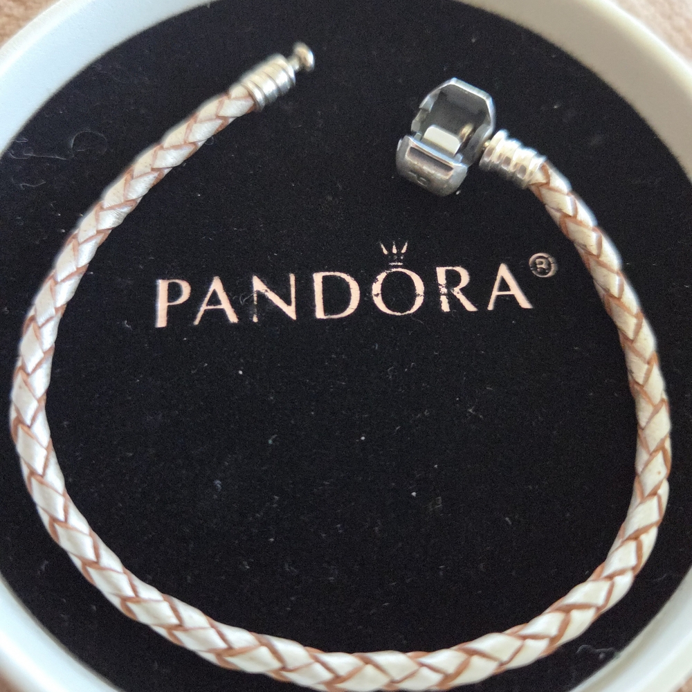 Pandora Braided Leather Bracelet